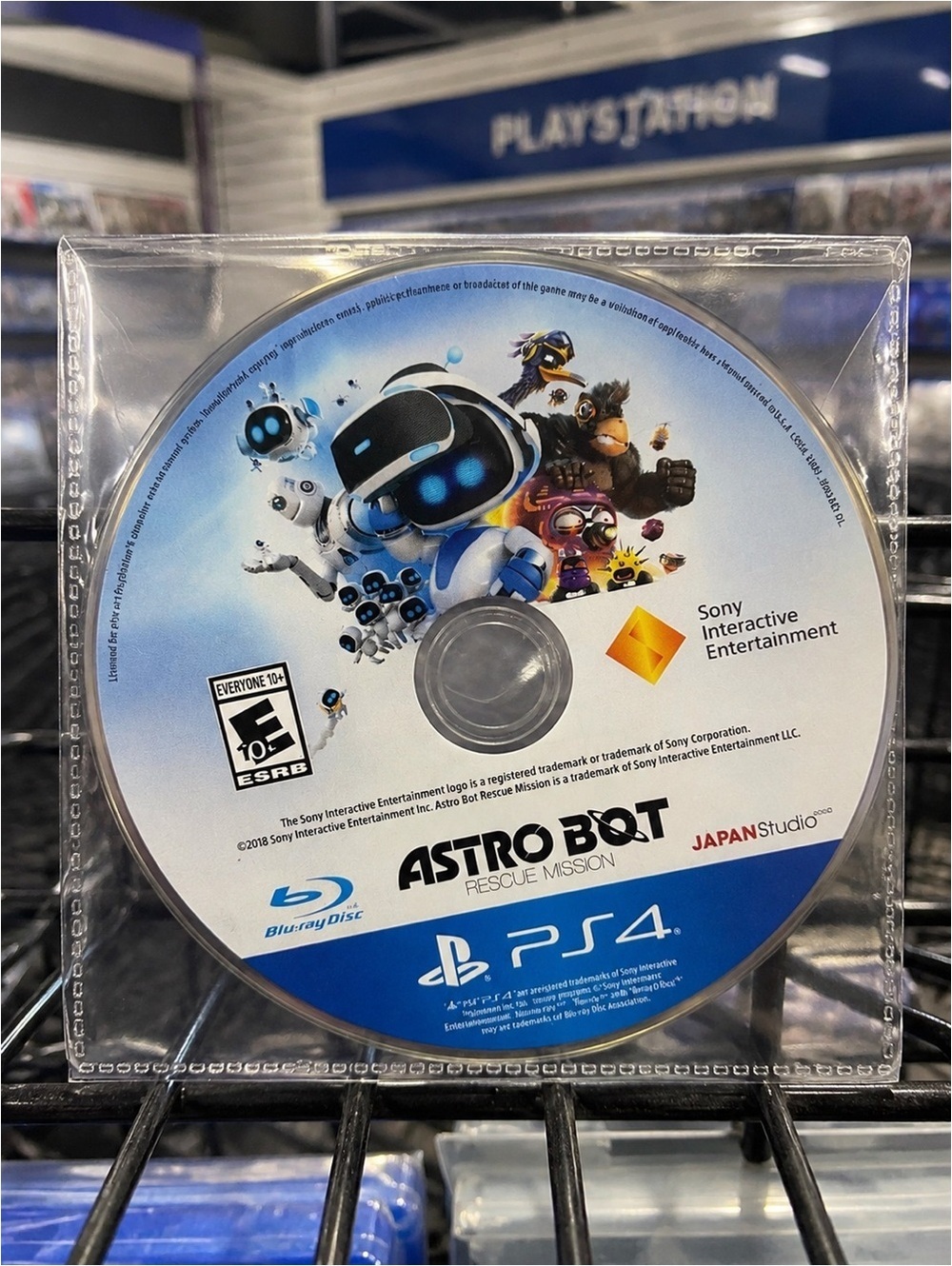 Astro Bot Rescue Mission PS4 PlayStation VR Disc Only
